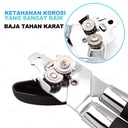 Alat Pembuka Kaleng  3 In 1 / Can Opener Manual / Botol Bukaan Kaleng  Multifungsi / Premium,Stainless Steel,Pisau,Cut For Beer Tin Bottle, Handheld Heavy Duty