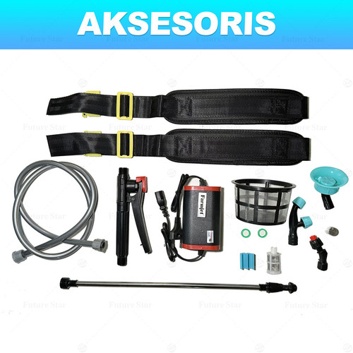 SNI Merek Farmjet Guarantee Original Sprayer Elektrik Tangki 16 Liter Alat Semprot Tangki Semprotan Tanaman Hama Padi Otomatis Air Pressure Multi Manual Sprayer  2 In 1 Electric