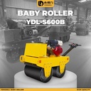 Mesin Dorong Diesel Baby Roller Tandem Compactor Double 1/2 Drum Vibro Pemadat Perata Aspal Tandem YDL-S600B Merk Yongdeli