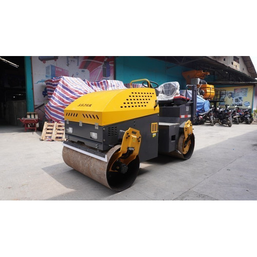 Baby Roller Mesin Dorong Mini 2,6 Ton Double 1/2 Drum Vibro Pemadat Perata Aspal Tandem YDL- S1200