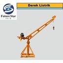 Derek Listrik Pengangkat Mini Truck Engine Shop Crane 1 Ton 0.5 Ton Alat Dongkrak Angkat Mesin Mobil 500kg 1000kg Motor 12V/24V