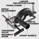 Universal Dudukan Gerinda Circular Saw Bracket DIY Stand Holder Tangan Adaptor Adapter Gerinda Mesin Pemotong Yang Dimodifikasi Dengan Penggiling Sudut 100/115/125 Braket Miring 0-45 Derajat Untuk Tujuan Umum Dengan Alat Penghapus Debu 1 Mata Grinda