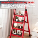 Tangga Lipat Aluminium Teleskopik 6.2m 5..2m 4.4m Single Double Telescopic Ladder Portable 5 Meter Portabel Alat Re novasi Rumah 6/7/10/12/15 layer