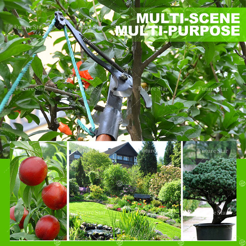 Pemotong Gunting Dahan Tarik Pisau Taliga Tali Multifungsi Alat Potong Dahan Pohon Gergaji Graji Kopi Cengkeh Untuk Pohon Tree Pruner Multifungsi Alat Tamanan Anti Karat Peralatan Kebun Ranting Pruning Pruner Scissors With Rope 1.5 Meter SK5