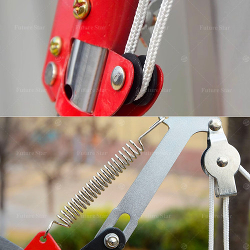 Pemotong Gunting Dahan Tarik Pisau SK5 Taliga Tali Multifungsi Alat Potong Dahan Pohon Gergaji Graji Kopi Cengkeh Untuk Pohon Tree Pruner Multifungsi Alat Tamanan Anti Karat Peralatan Kebun Ranting Pruning Pruner Scissors With Rope 1.5 Meter
