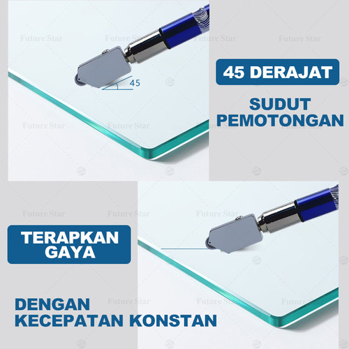 Alat Pemotong Kaca   2-19mm/ Pisau Potong Kaca / Keramik Ubin Glass Cutter Diamond Granit Cutting Tool Manual Multifungsi Alat Penanda Garis Model Pulpen Tool Set 2 In 1 Ukir Nat Stainless Metal