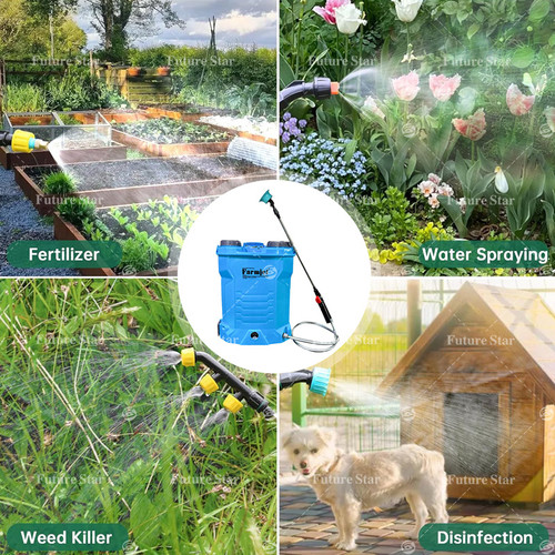 SNI Merek Farmjet Guarantee Original Sprayer Elektrik Tangki 16 Liter Alat Semprot Tangki Semprotan Tanaman Hama Padi Otomatis Air Pressure Multi Manual Sprayer  2 In 1 Electric