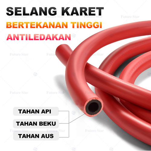 Alat Bakar Heating Torch Gas Dengan 1.2m Selang LPG Multipro Blander Blow Gas Flamethrower Welding Torch With Valve Soldering Torch Hose For Propane Cylinder, Propane Torch