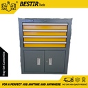 Tool Box Kit Set Trolley Kabinet 4 Susun Laci 221 PCS BESTIR