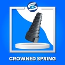 Crowned Spring Sparepart Mesin Rock Drill YT28