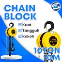 Chain Block 10 Ton 10 Meter Takel Katrol Kerekan 10Ton 10 Meter HUFENG