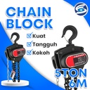 Chain Block 5 Ton 6 Meter Takel Katrol Kerekan 5 Ton 6 Meter ENDELI