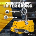Permanent Magnet Lifter 600kg Magnetic Lifting Pengangkat Magnet