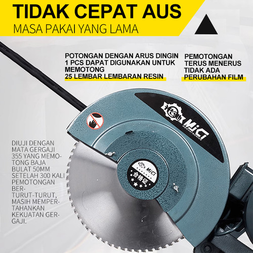 Mesin Gergaji Potong Besi Cut Off Chop Metal Saw Cutting Wheel