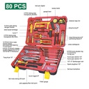 Toolkit Perkakas Pertukangan Rumah Household Auto Repair Box Tool Set