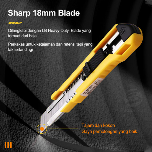 Cutter Besar Murah 18mm Jaminan Berkualitas Merek BESTIR 03567