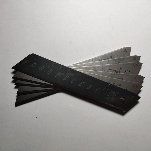 10Pcs Isi Cutter Ukuran 0.5*18*100mm Refill Cutter Murah Tajam