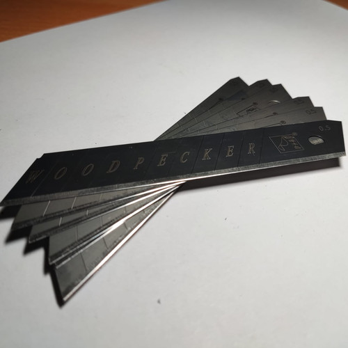 10Pcs Isi Cutter Ukuran 0.5*18*100mm Refill Cutter Murah Tajam