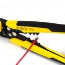 Tang Potong Kupas Kabel Wire Stripper 3in1 0.2-6.0㎡ 8" Inch Self-Adjusting Heavy Duty Adjustable Automatic 10-24 AWG Standard Wire Cutter For Electrical Cable Cutting Stripping Crimping Tool Metal Alat Perkakas Multifungsi