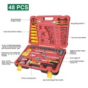 Toolkit Perkakas Pertukangan Rumah Household Auto Repair Box Tool Set