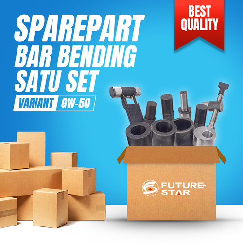 Sparepart Set Mesin Bending Tekuk Besi Baja Elektrik GW50