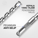 Mata Bor Beton SDS PLUS Bulat 350mm Long Electric Hammer Drilling Bit
