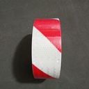 Sticker Scotchlite Reflective Merah Putih / Police Line Safety Warning