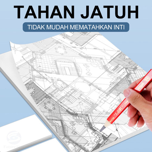 PENSIL TUKANG KAYU / PENSIL TUKANG BANGUNAN / CARPENTER PENCIL IMPORT
