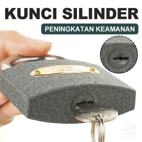 Gembok Besi Hitam SanYu 50mm