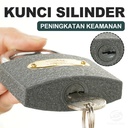 Gembok Besi Hitam SanYu 50mm