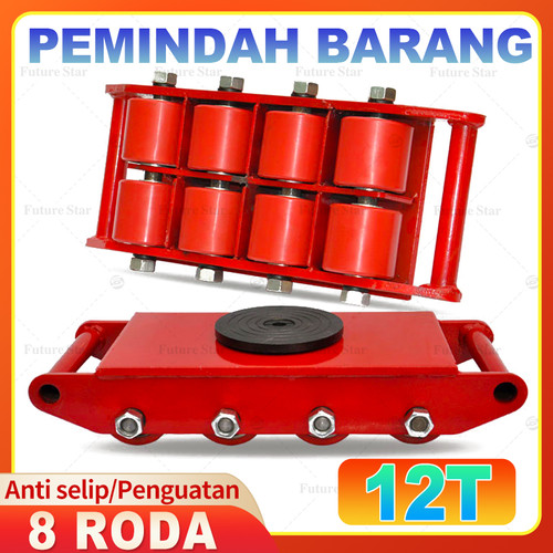 RODA PEMINDAH BARANG MACHINERY MOVER ROLLER ROLL TANK 12 TON