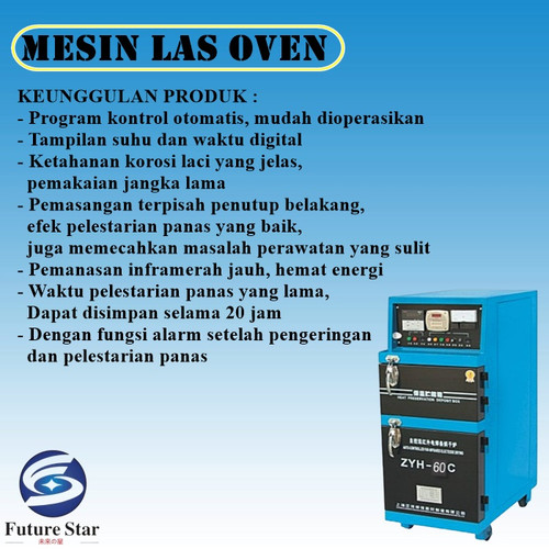 MESIN LAS OVEN PENGERING KAWAT LAS CHD ZYH-60C