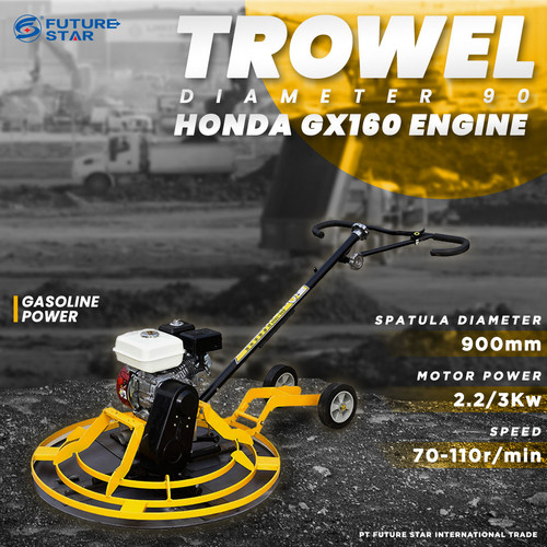 TROWEL MESIN HONDA DIAMETER 90 / MESIN PERATA SEMEN BENSIN