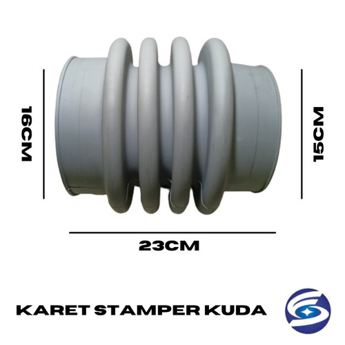 Karet Spiral Below Stamper Kuda 26 x 15 x 16 cm