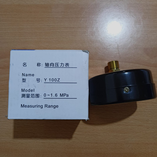 Pressure Gauge Pengukur Tekanan Angin Tangki Udara 0 - 1.6 MPa