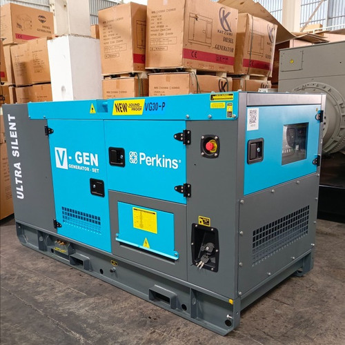 Genset 20 KVA Perkins Ultra Silent - Genset Perkins Diesel Solar