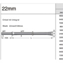 BATANG BOR JACKLEG / Mata BOR BATU 1 METER