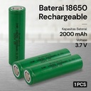 Wintonic Baterai 18650 2000mAh Hijau Batre Refill BP265 Isi Ulang V80
