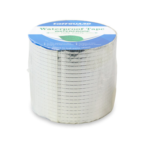 Lakban Aluminium Foil Butyl 0.8mm 10 cm x 5 m Tape Waterproof Taff