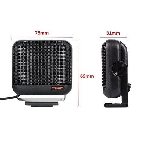 Diamond P610 External Speaker HT Rig Alinco Icom Ori Baru Extra P-610