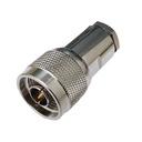 Konektor N Male to RG-58 Baru Connector Adapter Cowo Jarum Kabel RG58