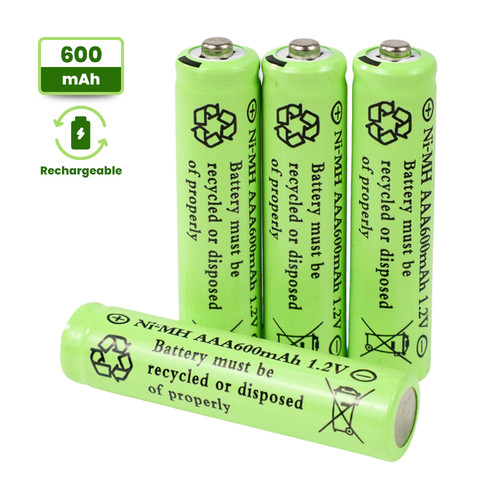 Satu Rechargeable Battery AAA 600mAh Baterai Isi Ulang Cas NIMH DR600