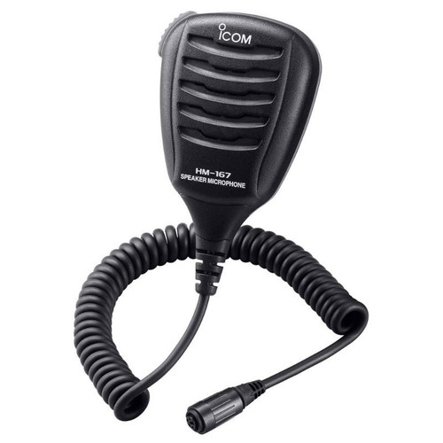 Icom HM-167 Waterproof Speaker Microphone IC-M73 Hand Mic ICM73 HM167