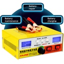 AJ-618F Charger Aki Mobil Motor 260W 12V 24V 400AH LCD Cajer Accu Cas