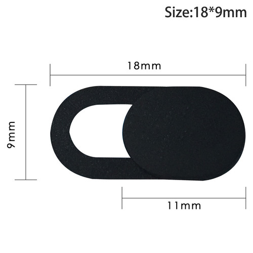 Cover Slider Kamera Hitam Webcam Privacy Security Pengaman Camera Case