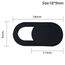 Cover Slider Kamera Hitam Webcam Privacy Security Pengaman Camera Case