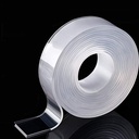Double Tape Waterproof 300x3cm x2mm Perekat Washable Stiker Transparan