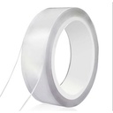 Double Tape Waterproof 300x3cm x2mm Perekat Washable Stiker Transparan