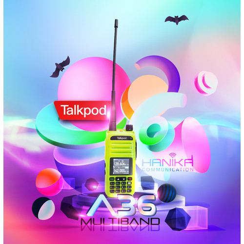 Talkpod A36PLUS HT Multi Band UV37 Airband VHF UHF A36 A36P Radio