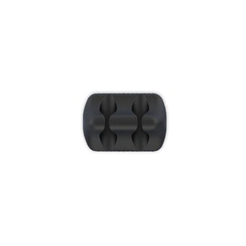 Klip Kabel Organizer Jepit Cable Clip Karet Hitam Silicone Holder